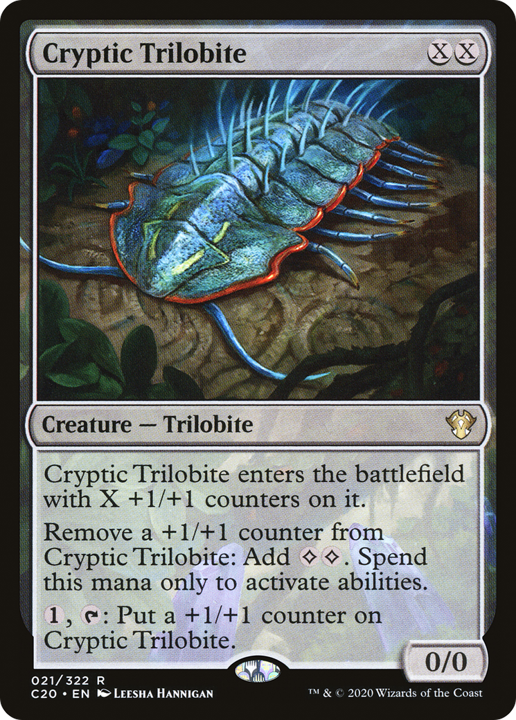 Cryptic Trilobite (021) - Commander 2020