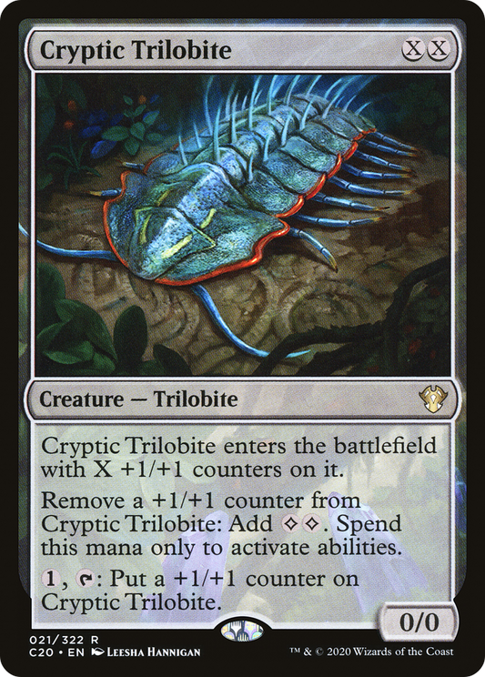 Cryptic Trilobite (021) - Commander 2020