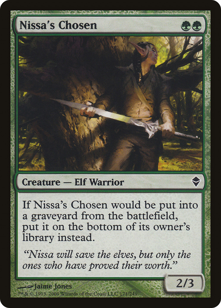Nissa's Chosen (171) Foil - Zendikar