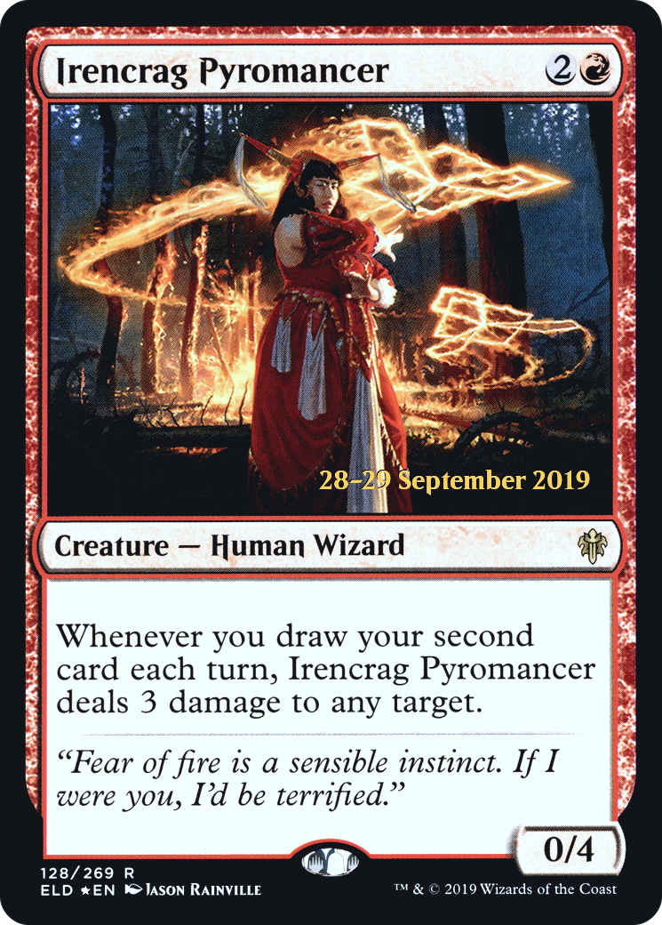 Irencrag Pyromancer (128s) Foil - Throne of Eldraine Promos