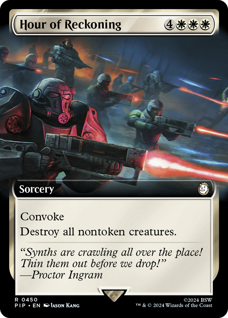 Hour of Reckoning (Extended Art) (450) Foil - Fallout