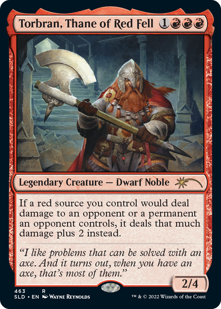 Torbran, Thane of Red Fell (463) Foil - Secret Lair Drop