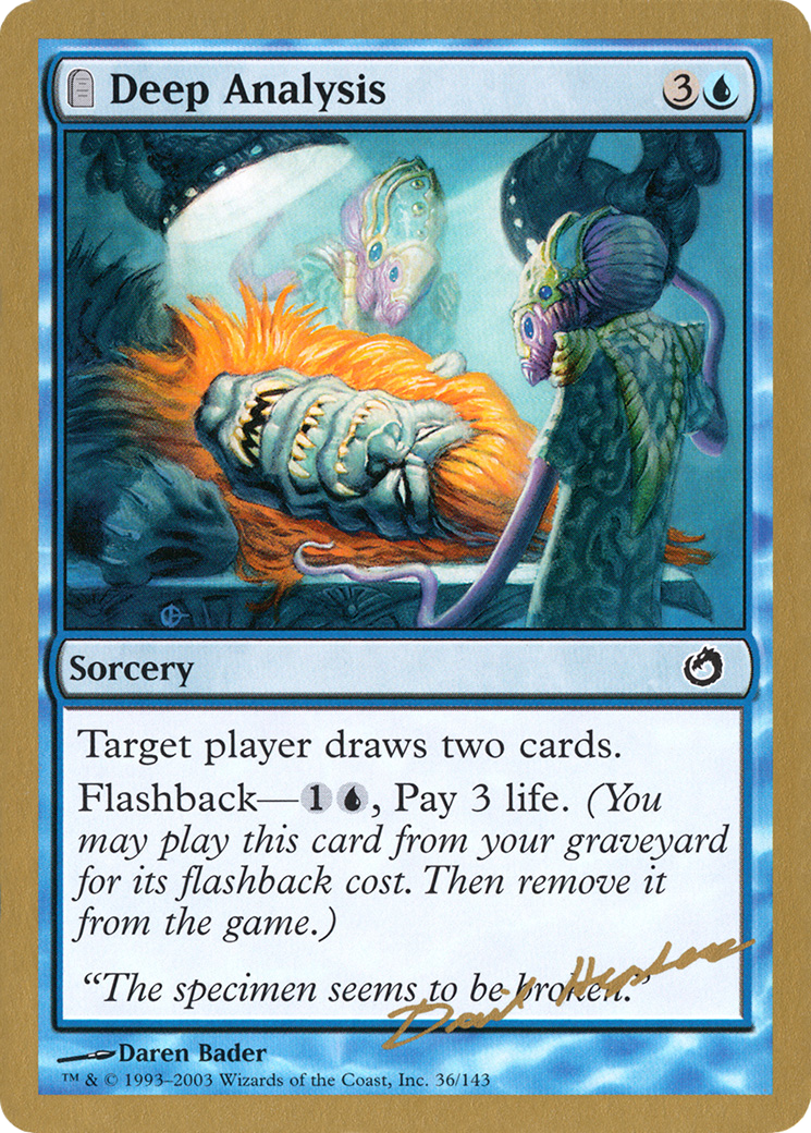 Deep Analysis (dh36) - World Championship Decks 2003