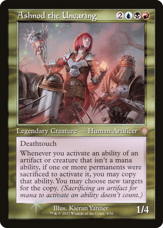Ashnod the Uncaring (Retro) [The Brothers' War Commander] Foil