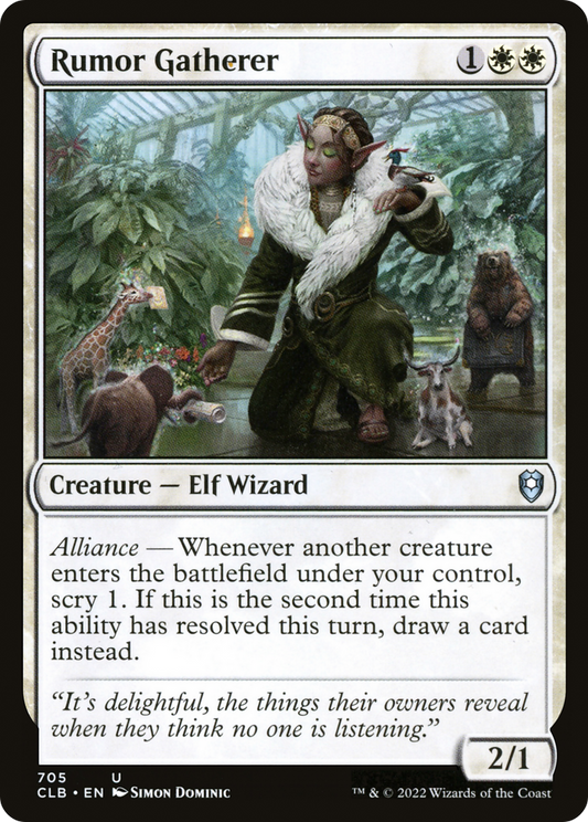 Rumor Gatherer (705) - Commander Legends: Battle for Baldur's Gate
