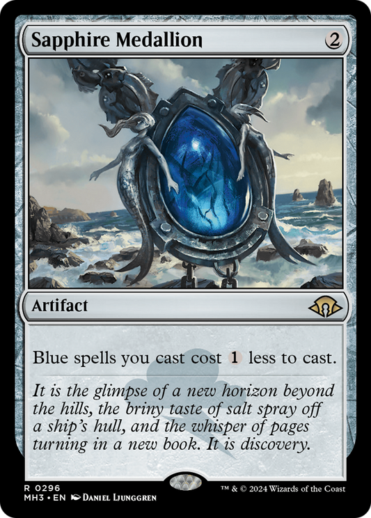 Sapphire Medallion (296) Foil - Modern Horizons 3