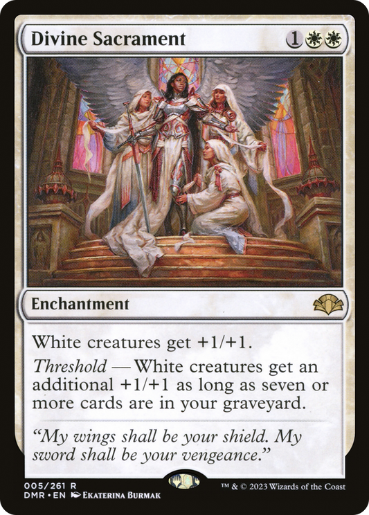 Divine Sacrament [Dominaria Remastered] Foil