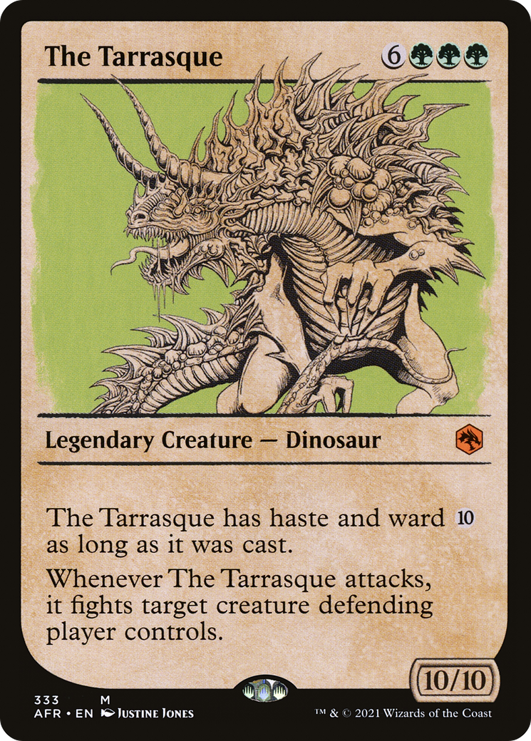 The Tarrasque (Showcase) [Dungeons & Dragons: Adventures in the Forgotten Realms] Foil