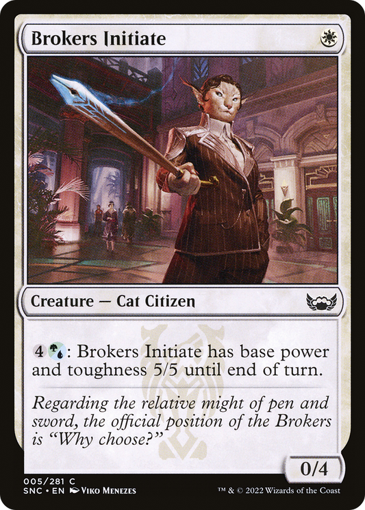 Brokers Initiate (005) - Streets of New Capenna