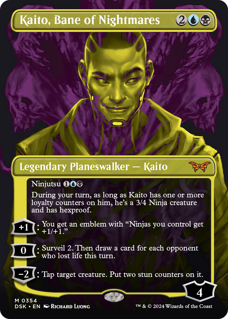 Kaito, Bane of Nightmares (Showcase) [Duskmourn: House of Horror] Foil