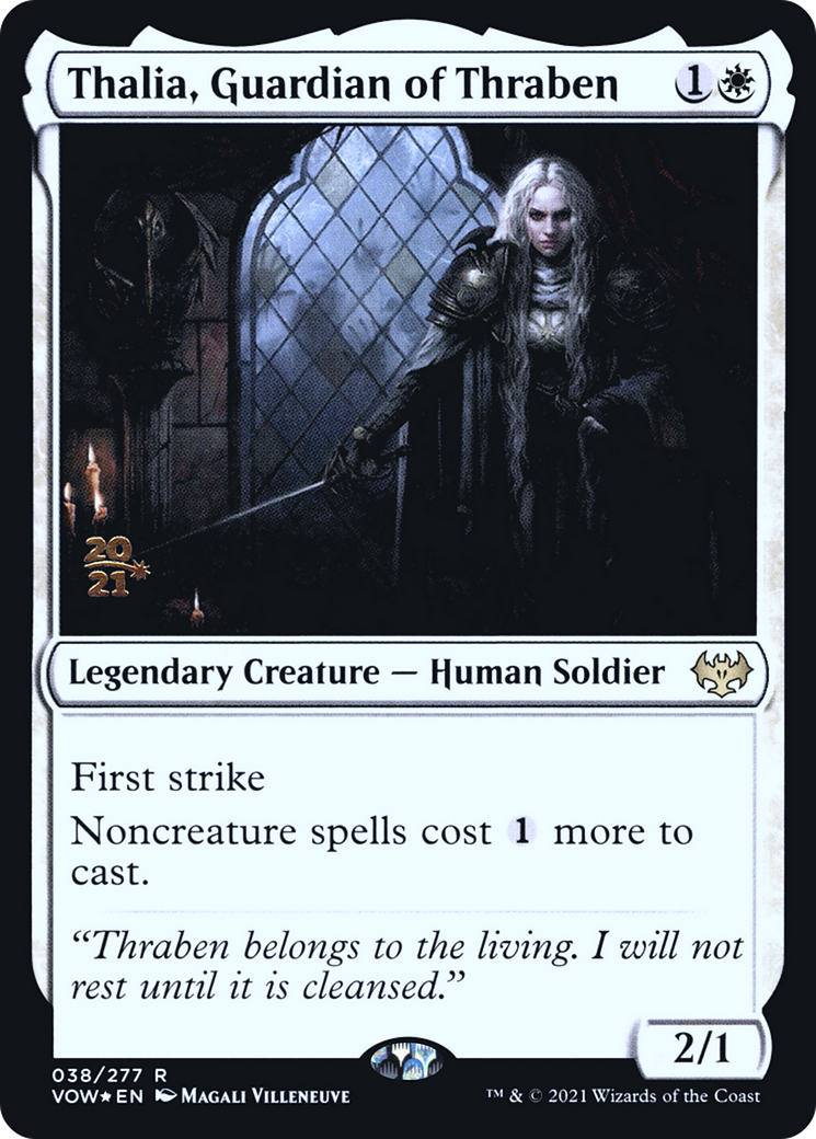 Thalia, Guardian of Thraben (038) Foil - Innistrad: Crimson Vow Promos