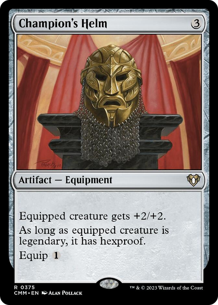 Champion's Helm [Commander Masters] | Silver Goblin