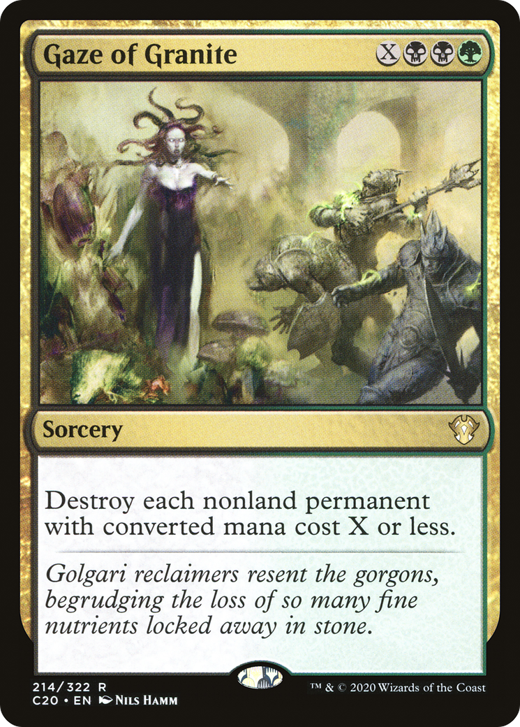 Gaze of Granite (214) - Commander 2020