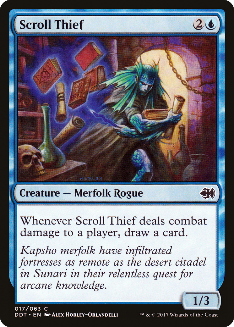 Scroll Thief (017) - Duel Decks: Merfolk vs. Goblins