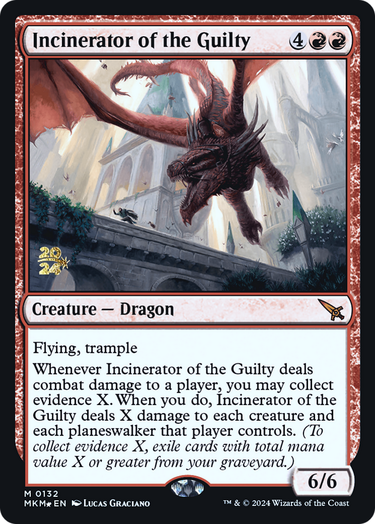 Incinerator of the Guilty (132) Foil - Murders at Karlov Manor Promos