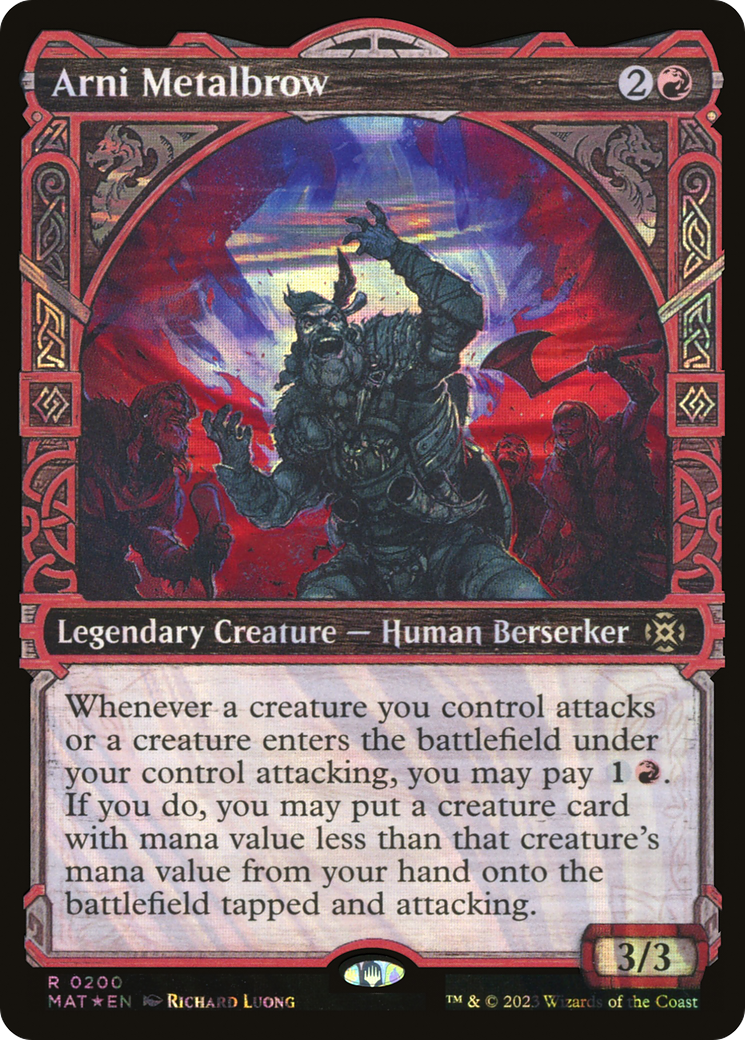 Arni Metalbrow (Showcase) (200) Foil - March of the Machine: The Aftermath