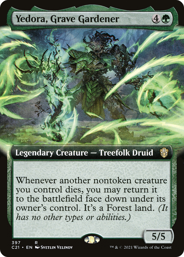 Yedora, Grave Gardener (Extended Art) [Commander 2021] | Silver Goblin