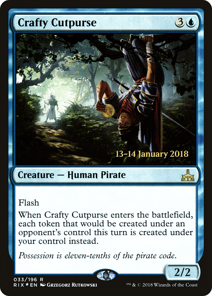 Crafty Cutpurse [Rivals of Ixalan Prerelease Promos] | Silver Goblin