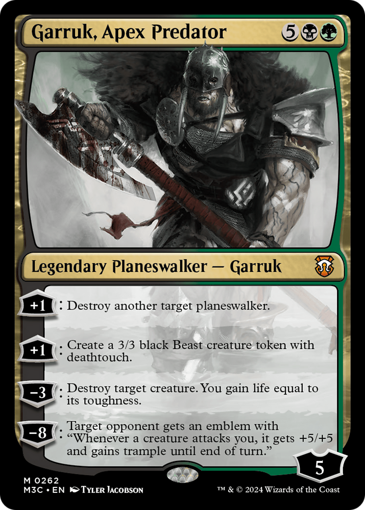 Garruk, Apex Predator (Ripple Foil) [Modern Horizons 3 Commander] | Silver Goblin
