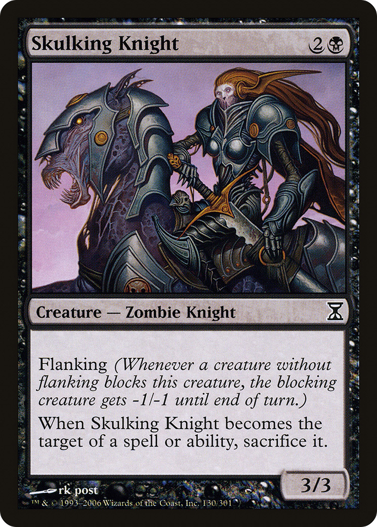 Skulking Knight (130) - Time Spiral