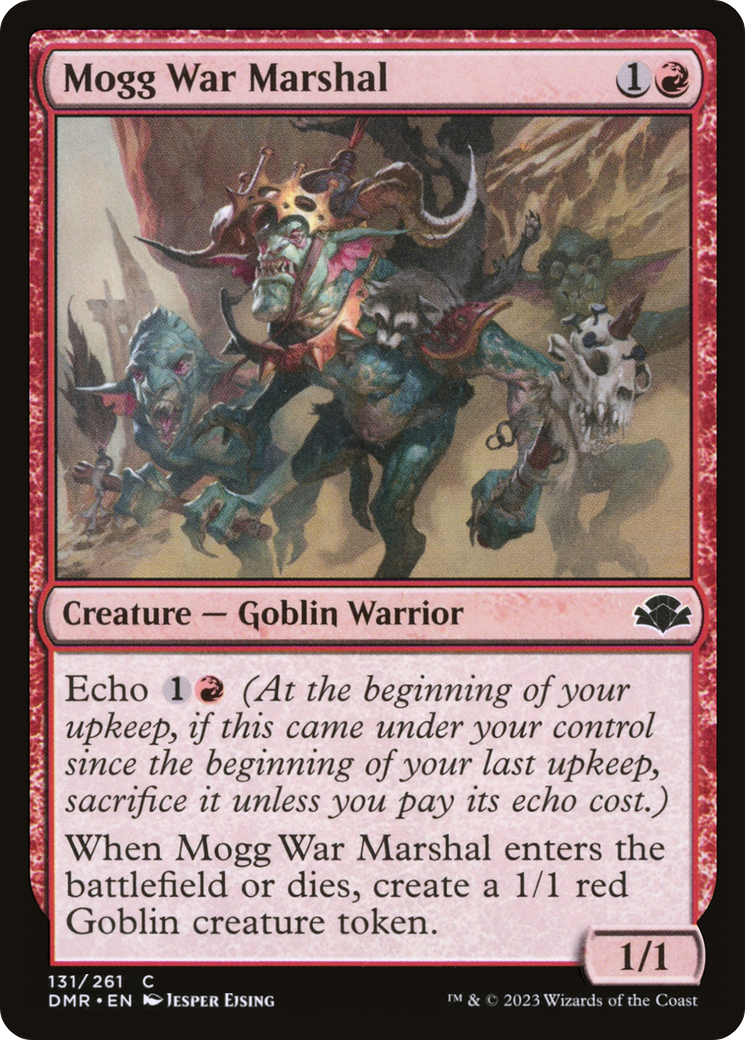 Mogg War Marshal [Dominaria Remastered] Foil