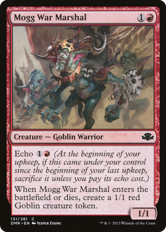Mogg War Marshal [Dominaria Remastered] Foil