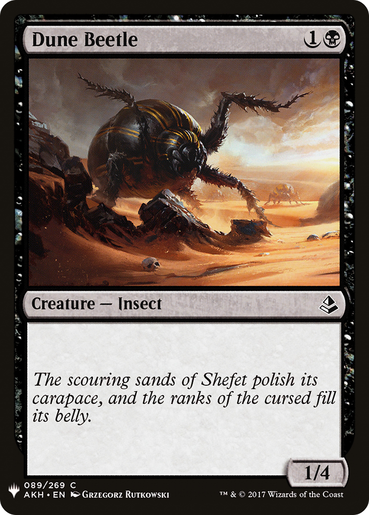 Dune Beetle (AKH-89) - The List