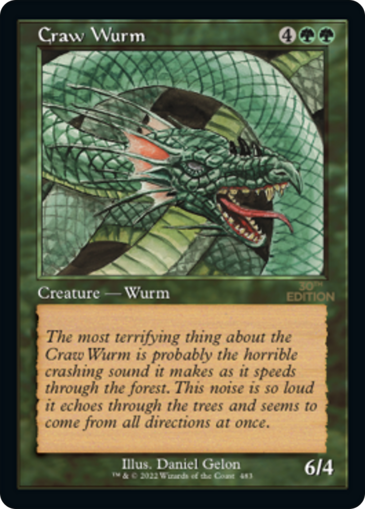 Craw Wurm (Retro) (483) - 30th Anniversary Edition