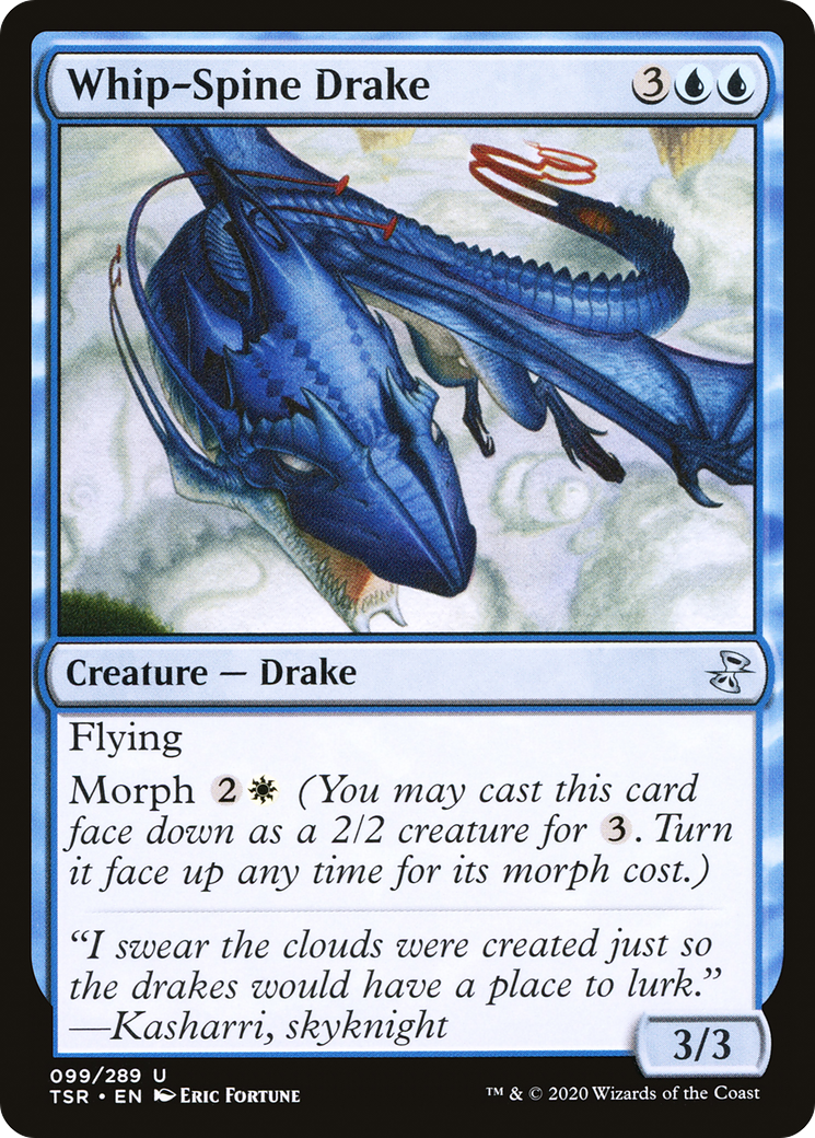 Whip-Spine Drake (099) Foil - Time Spiral Remastered