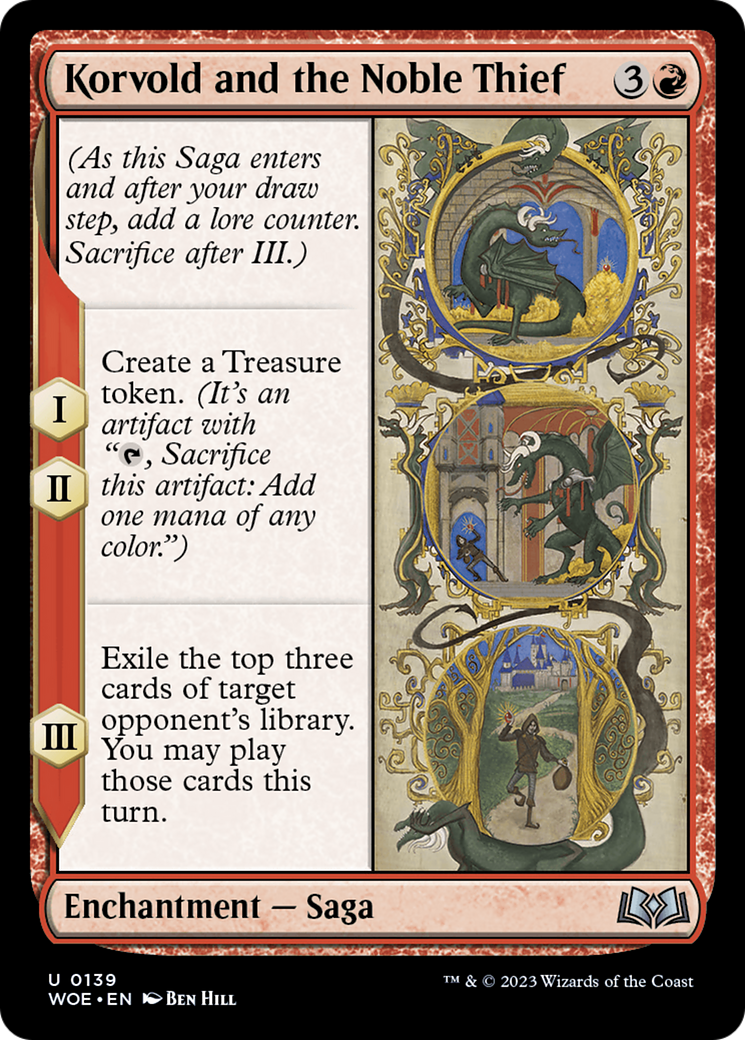 Korvold and the Noble Thief (139) - Wilds of Eldraine