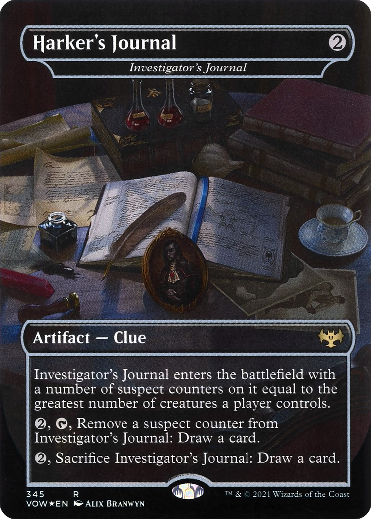 Harker's Journal – Investigator's Journal (345) Foil - Innistrad: Crimson Vow