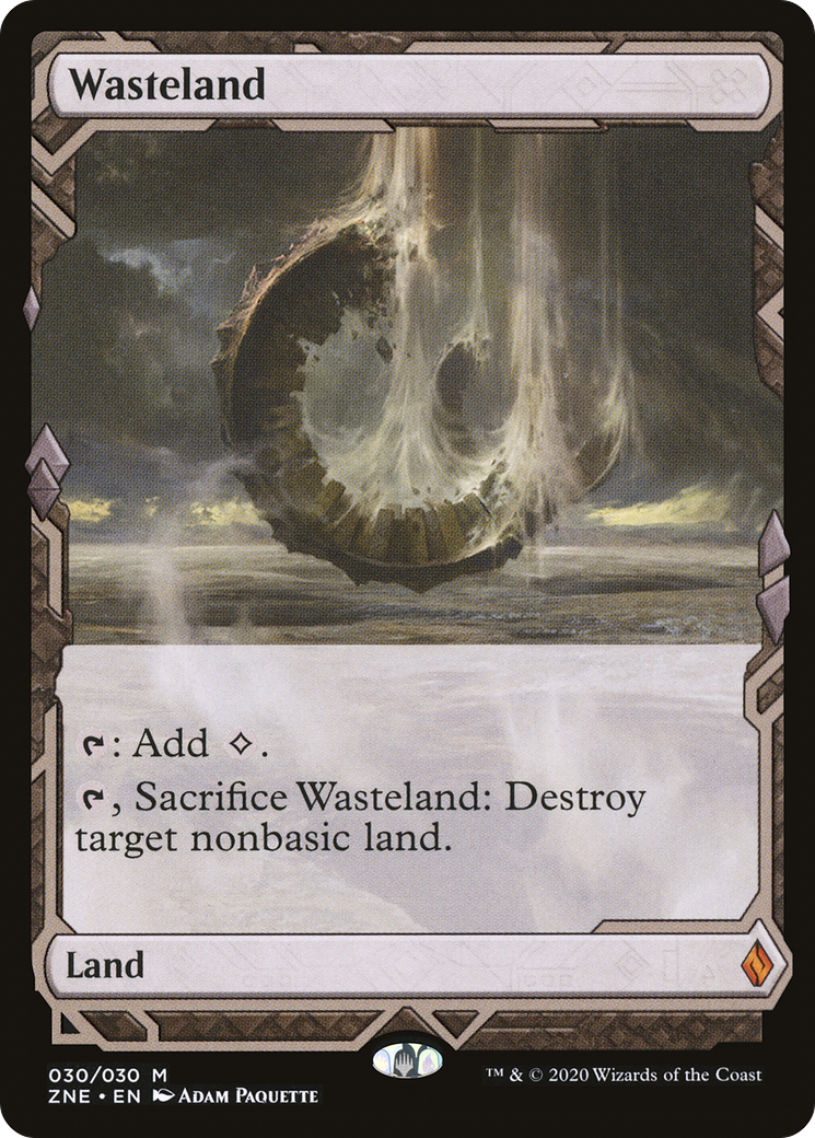 Wasteland (Expeditions) [Zendikar Rising Expeditions] Foil