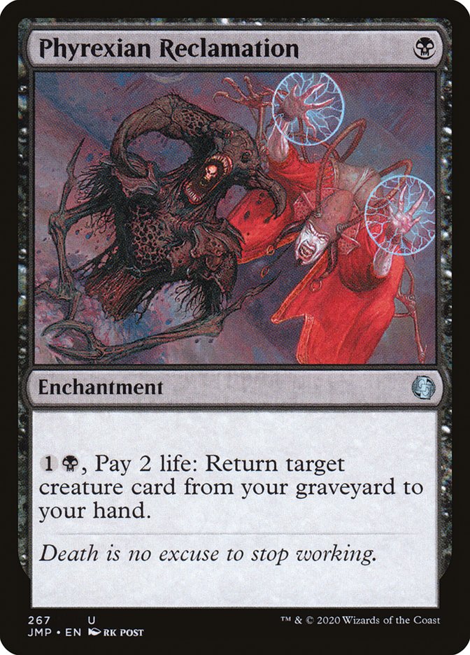 Phyrexian Reclamation [Jumpstart] | Silver Goblin