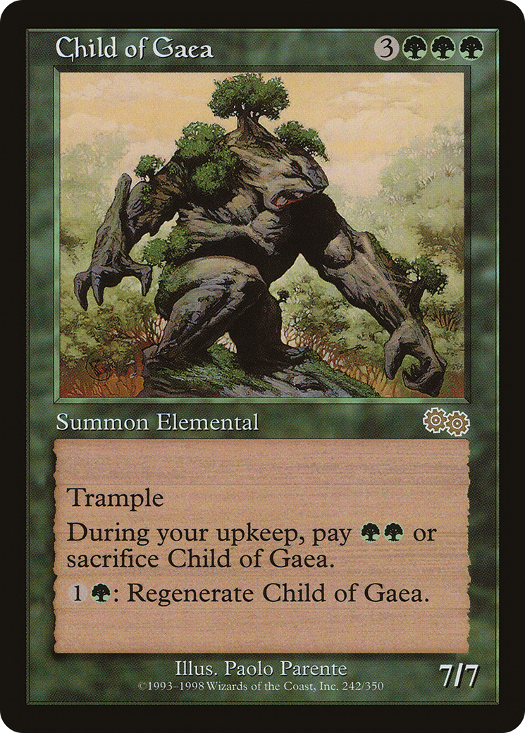 Child of Gaea [Urza's Saga] | Silver Goblin