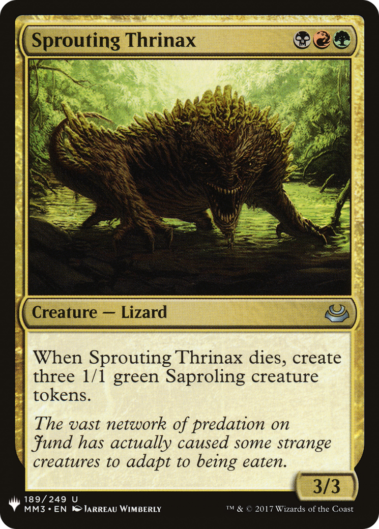 Sprouting Thrinax (MM3-189) - The List