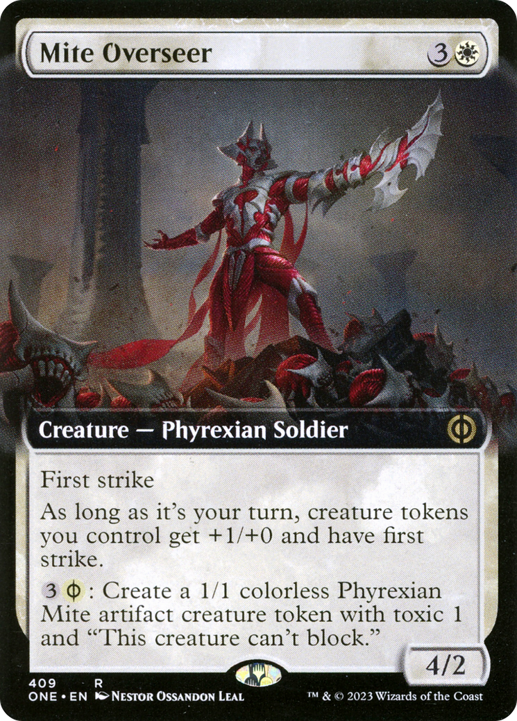 Mite Overseer (Extended Art) (409) Foil - Phyrexia: All Will Be One