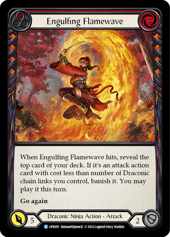 Engulfing Flamewave (Red) [UPR051] (Uprising) | Silver Goblin