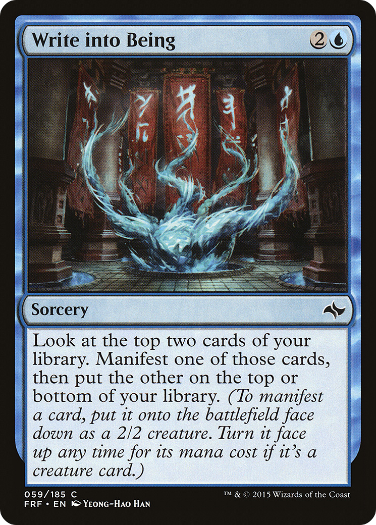Write into Being (059) Foil - Fate Reforged
