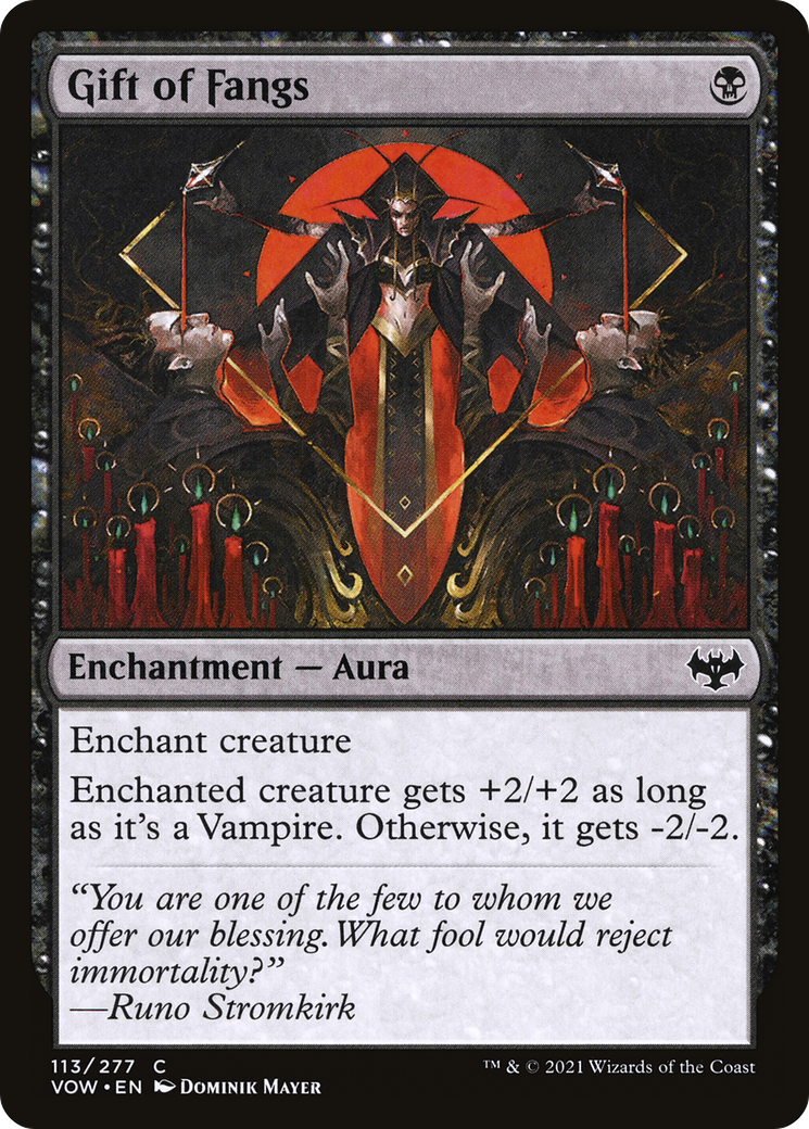 Gift of Fangs (113) Foil - Innistrad: Crimson Vow