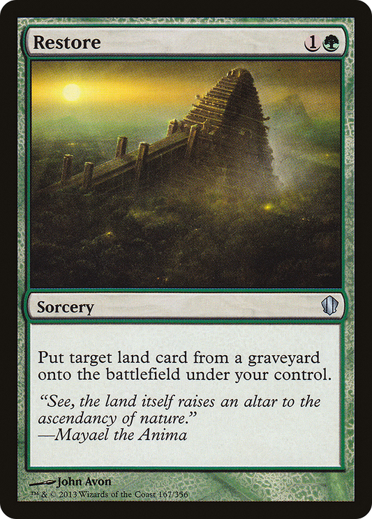 Restore (167) - Commander 2013