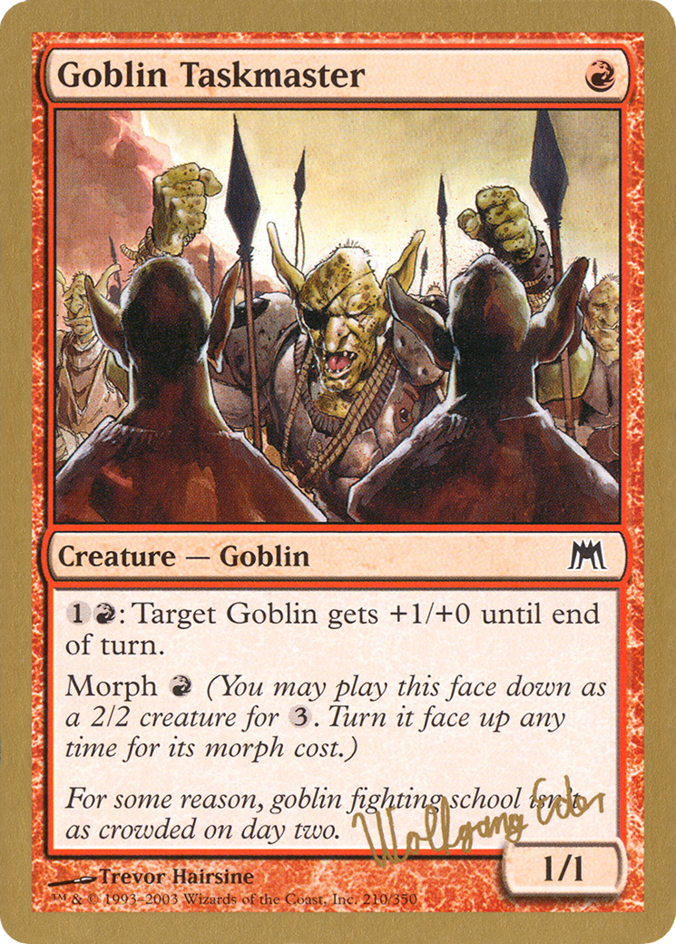 Goblin Taskmaster (we210) - World Championship Decks 2003