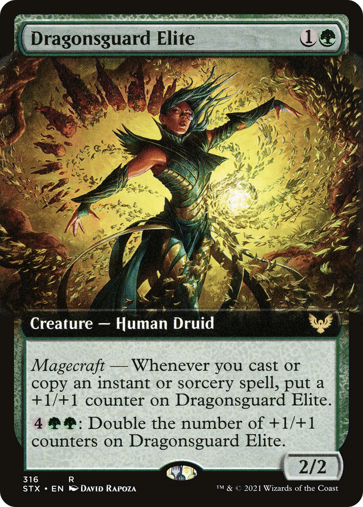 Dragonsguard Elite (Extended Art) (316) - Strixhaven: School of Mages