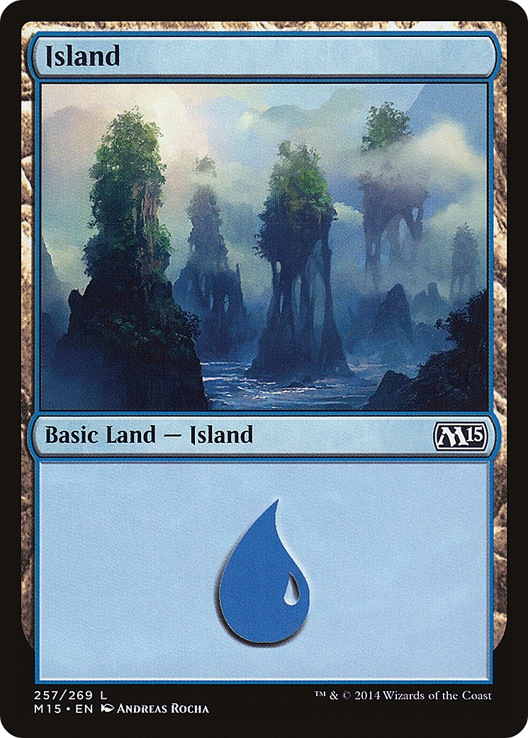 Island (257) [Magic 2015] Foil