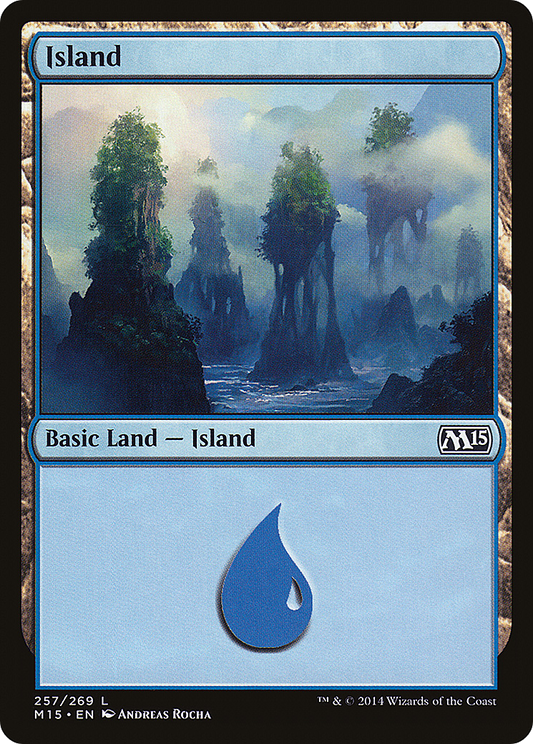 Island (257) [Magic 2015] Foil