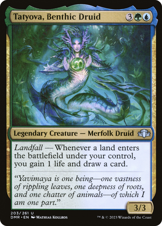 Tatyova, Benthic Druid [Dominaria Remastered] Foil