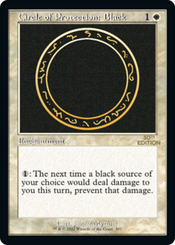 Circle of Protection: Black (Retro) (307) - 30th Anniversary Edition