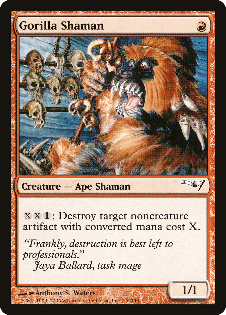 Gorilla Shaman (72a) - Coldsnap Theme Decks