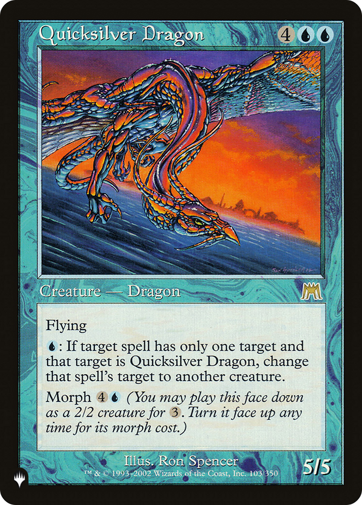 Quicksilver Dragon (Retro) (ONS-103) - The List