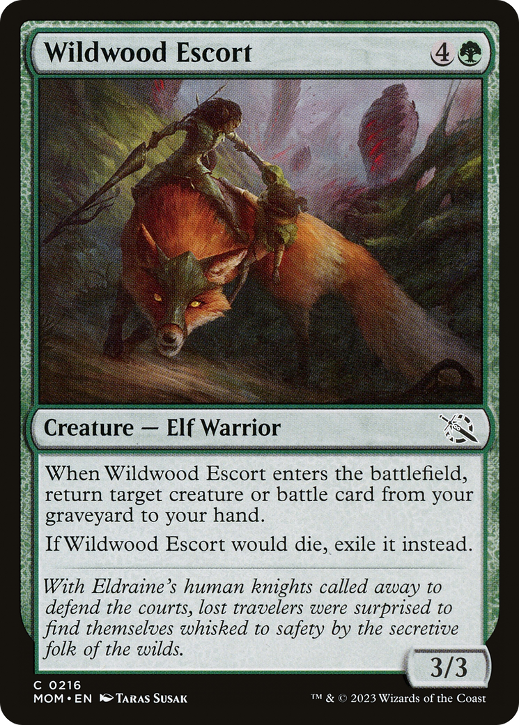 Wildwood Escort (216) Foil - March of the Machine