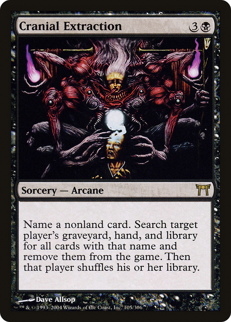 Cranial Extraction (105) Foil - Champions of Kamigawa